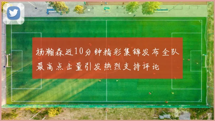 杨瀚森近10分钟精彩集锦发布全队最高点击量引发热烈支持评论